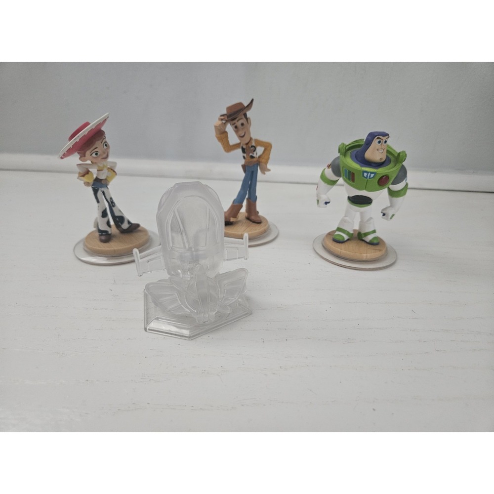 Disney Infinity 1.0 Figures - Toy Story Playset - Woody,‎ Jessie, Buzz Lightyear